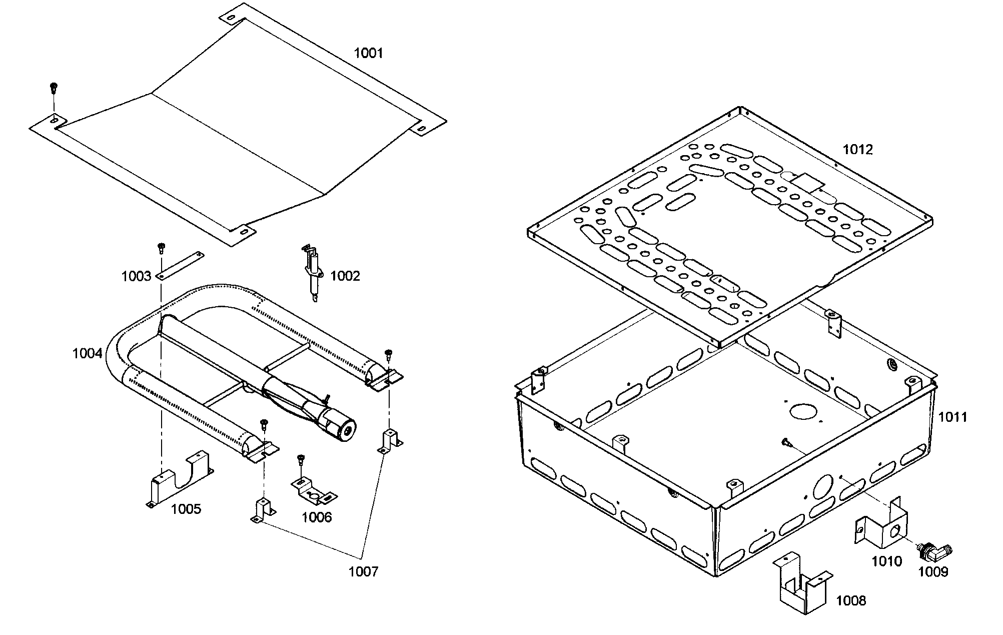 Thermador PRG486EDG01 large oven burner diagram