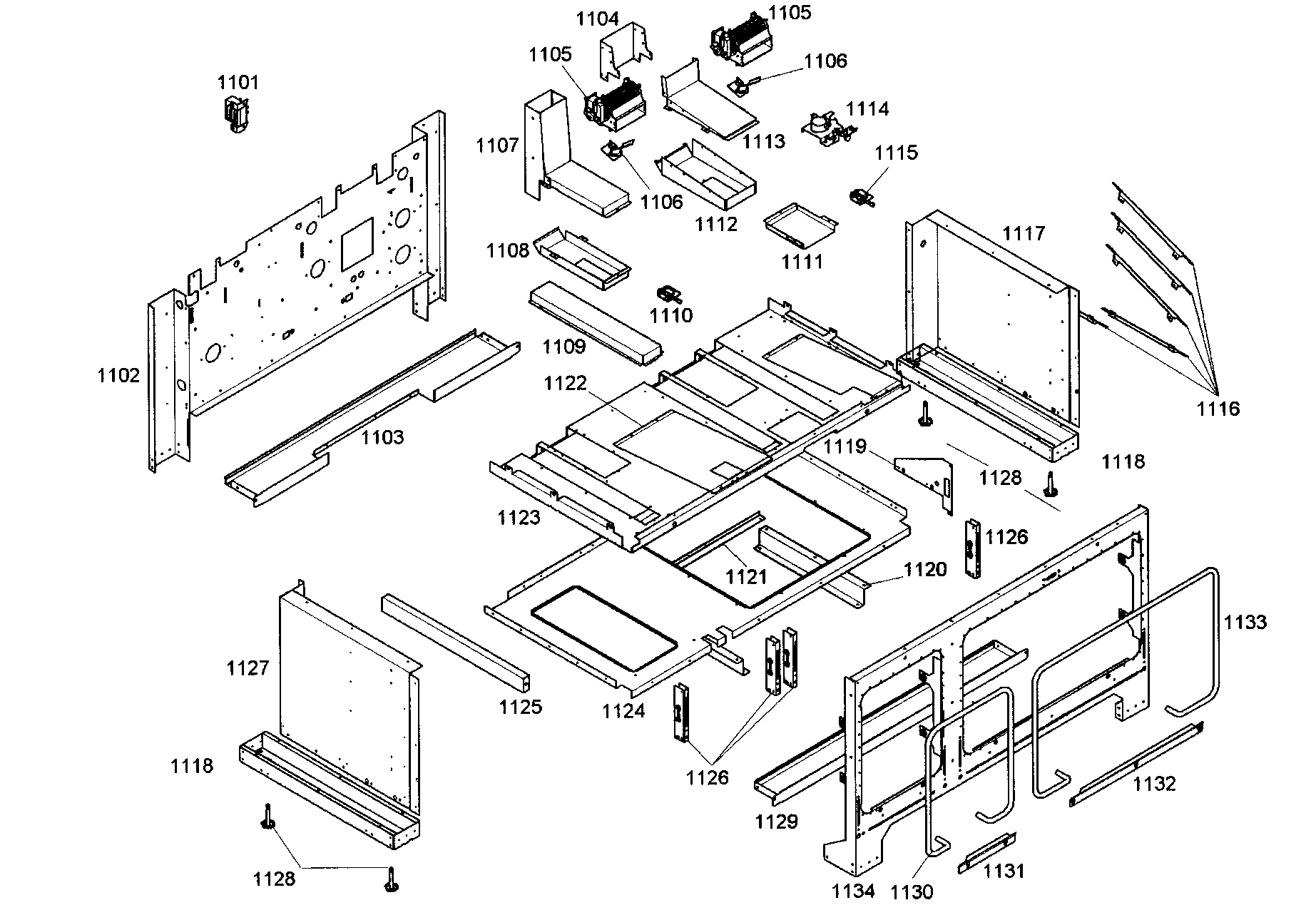 Thermador PRG486EDG01 mounting diagram