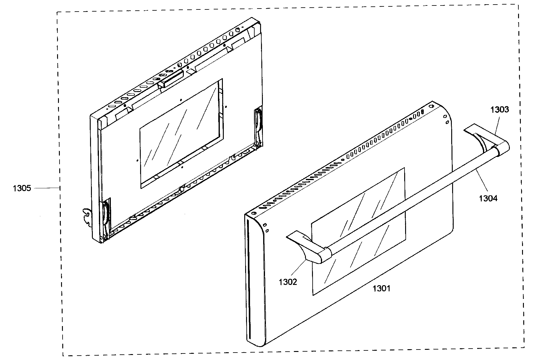Thermador PRG486EDG01 large door diagram