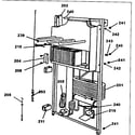Danby DPR2262W cabinet parts 1 diagram