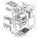 Danby DGR558W cabinet parts diagram