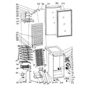 Danby DWC612BLP cabinet parts diagram