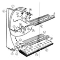 Fisher & Paykel OR36SDBGX1-88482A gas oven assy diagram