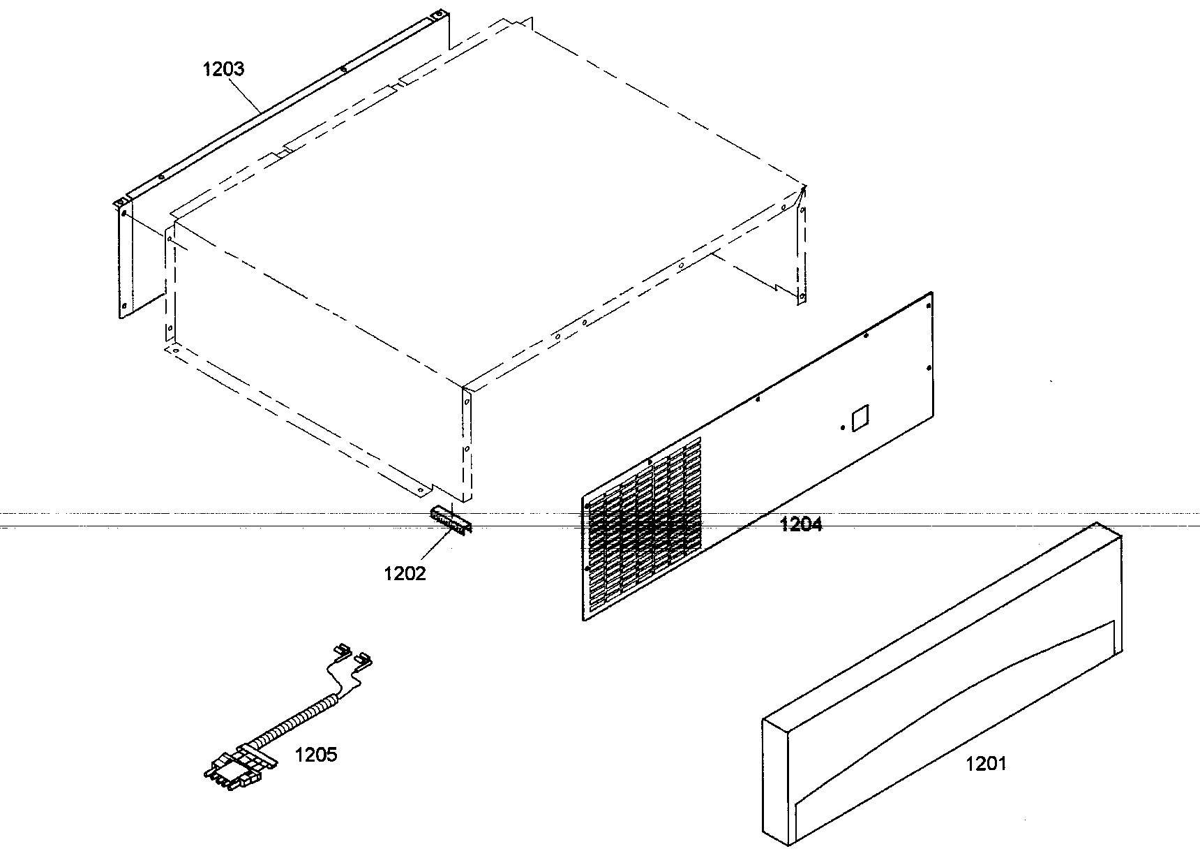 Thermador KBUIT4255E/01 top grill diagram