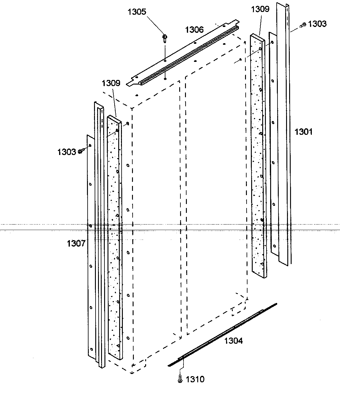 Thermador KBUIT4255E/01 trim assy diagram