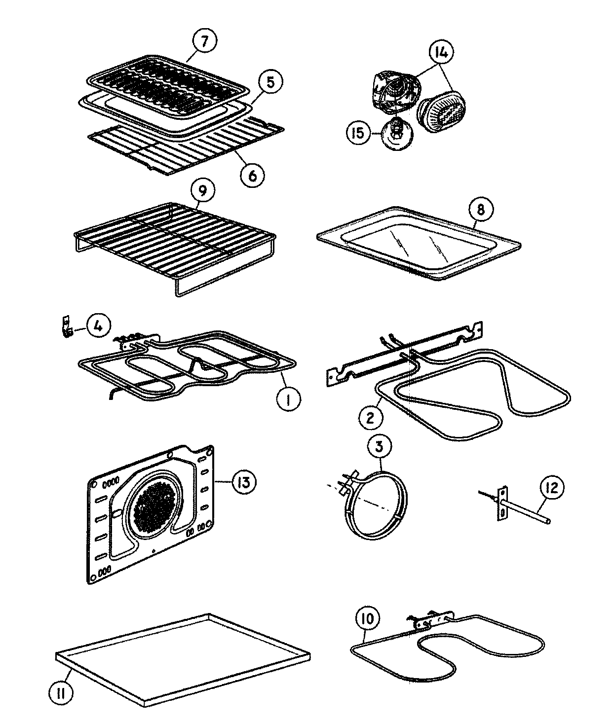 Fisher & Paykel OR24SDPWSX1-88485A accessories diagram