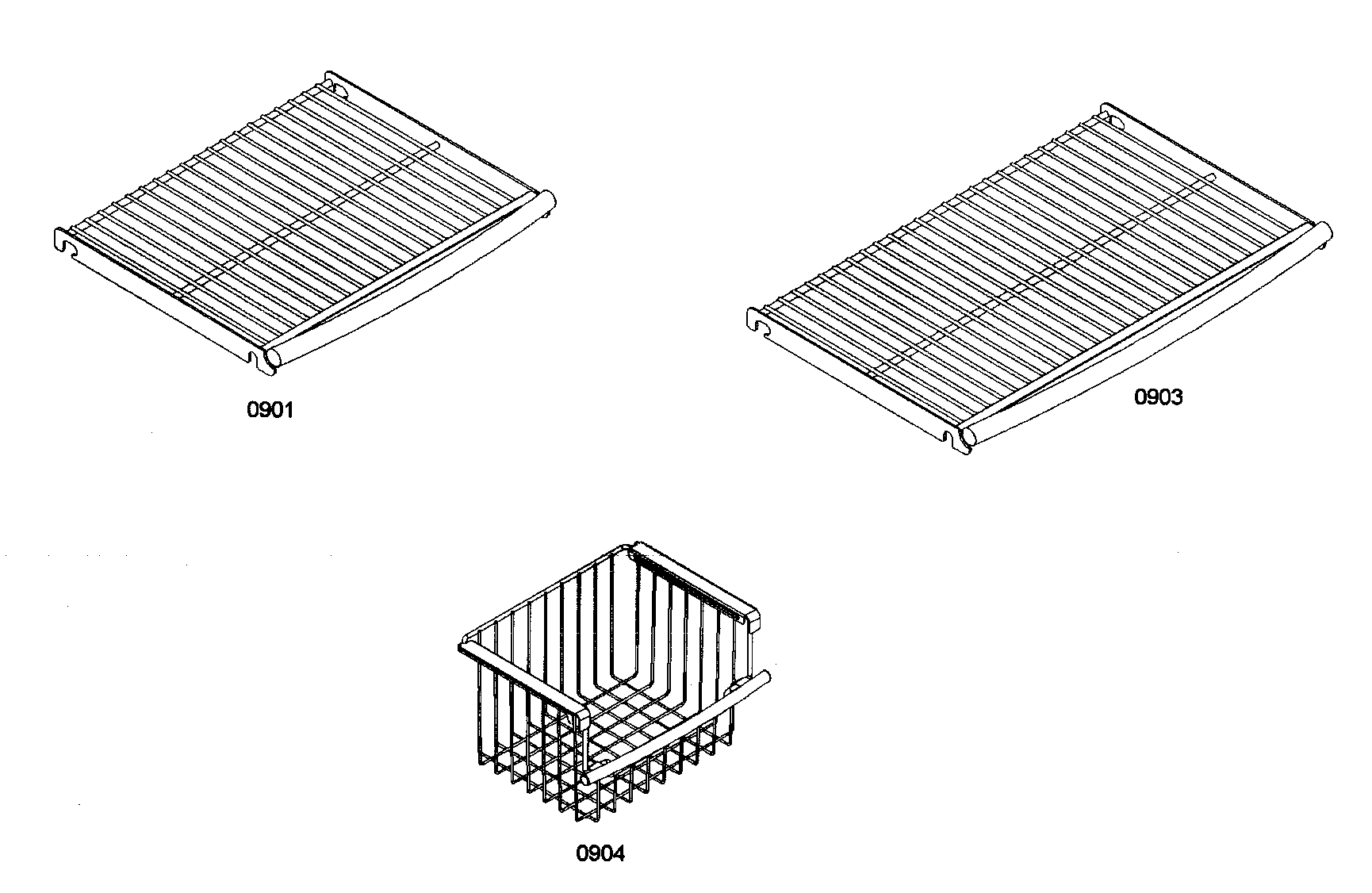 Thermador KBUDT4265E/01 shelf assy 2 diagram