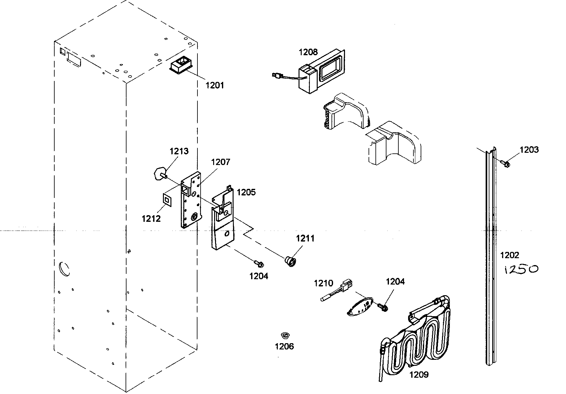 Thermador KBUDT4265E/01 thermostat diagram