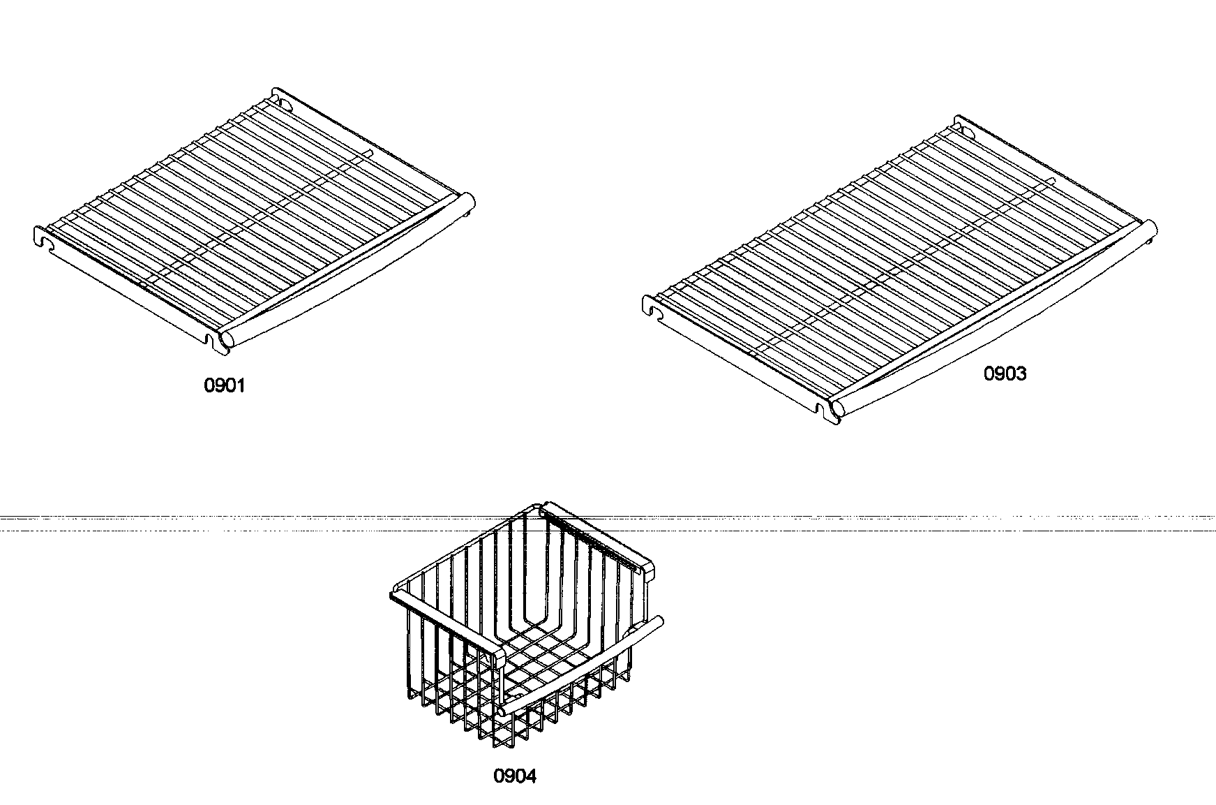 Thermador KBUDT4865E/01 shelf assy 2 diagram