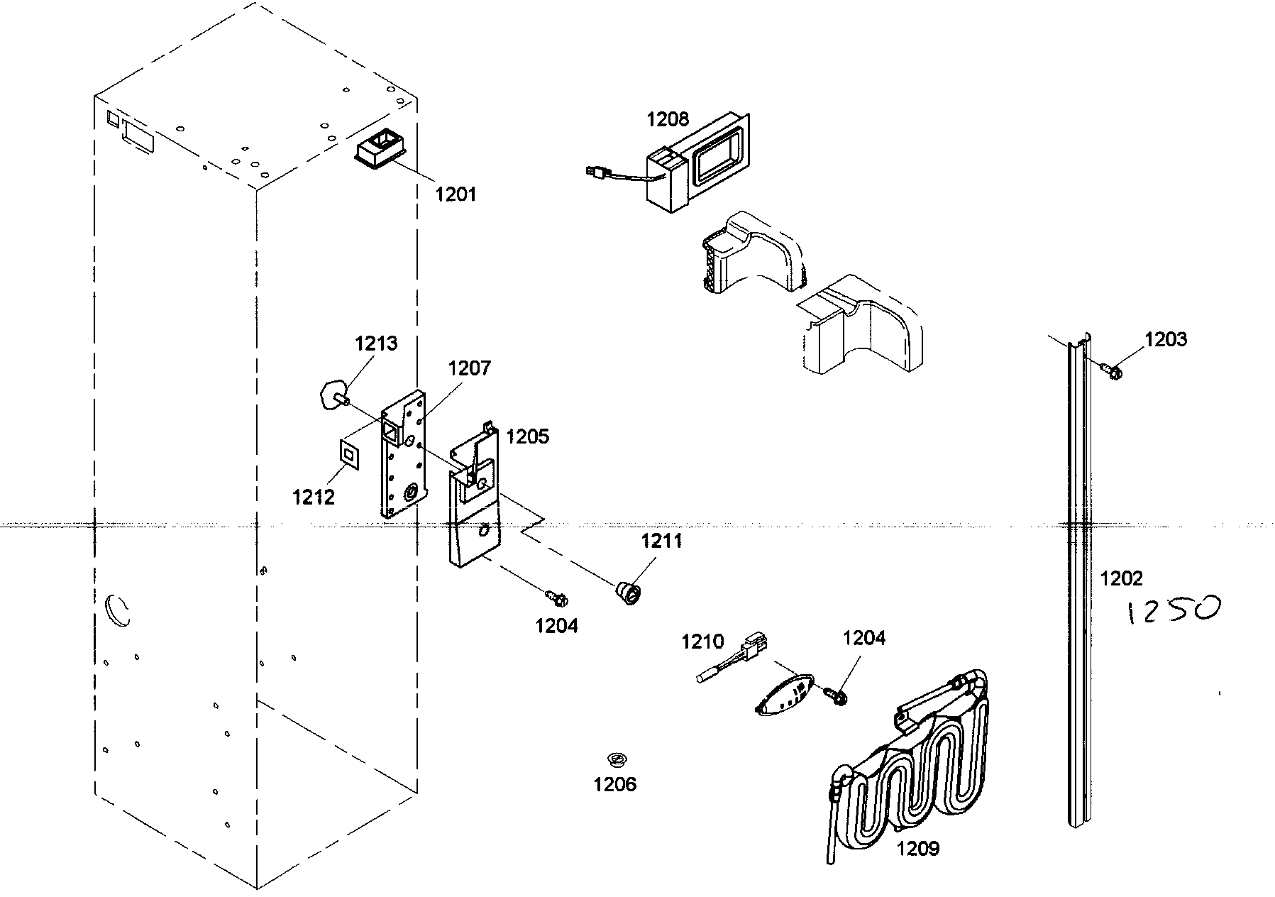 Thermador KBUDT4875E/01 senser diagram
