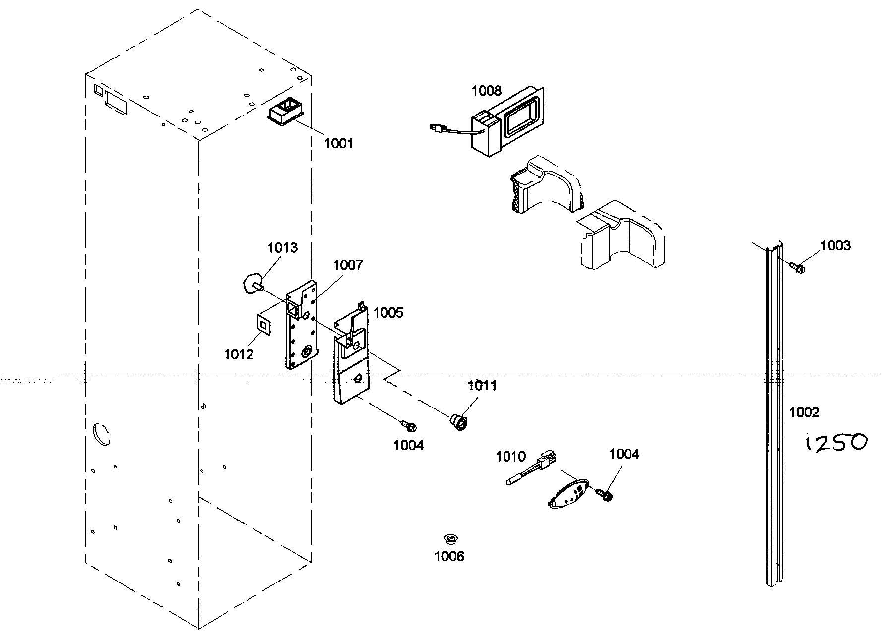 Thermador KBUIT4265E/01 senser diagram