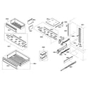 Thermador KBURT3655E01 shelfs diagram