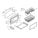 Thermador KBURT3655E01 freezer door diagram