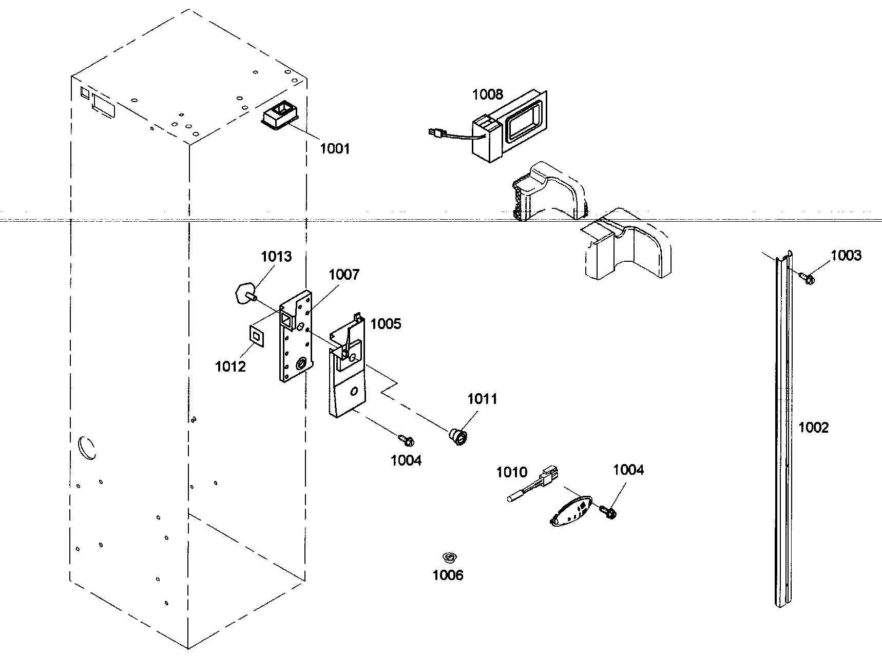 Thermador KBUIT4275E/01 sensor asy diagram