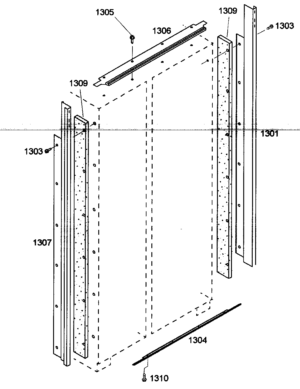Thermador KBUIT4275E/01 trim asy diagram