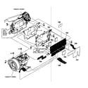 Sony HDR-SR10 cabinet parts 3 diagram