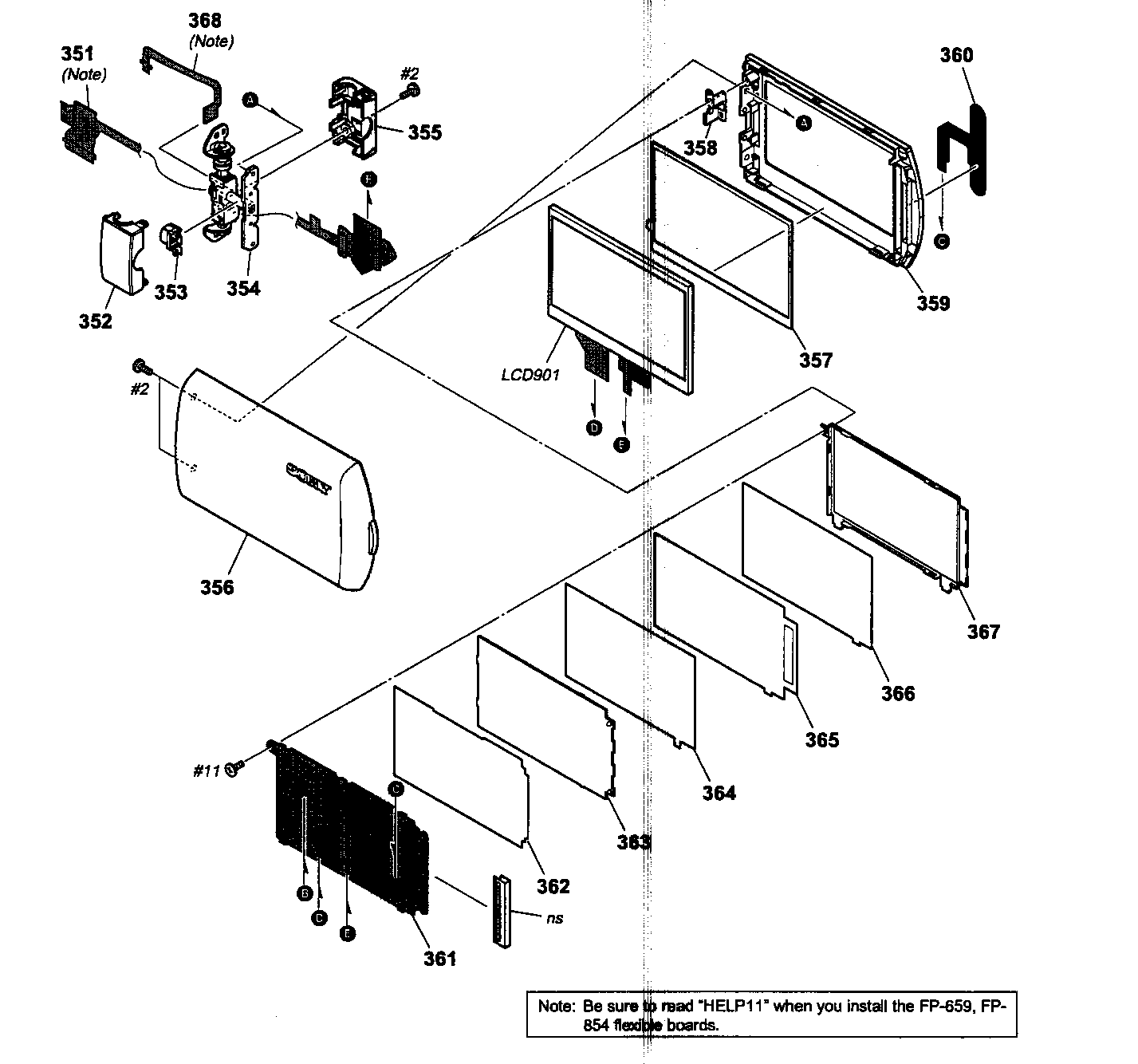 Sony HDR-SR10 panel block diagram
