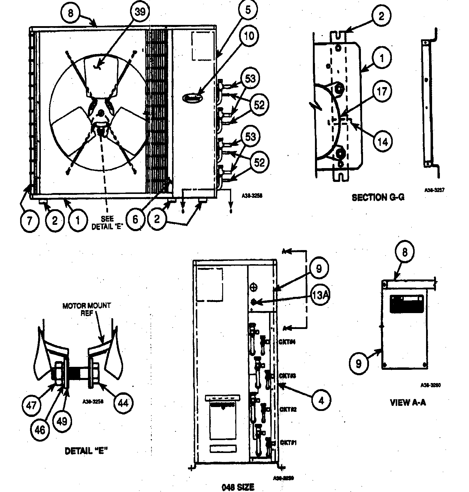 Carrier 38HDS024310 cabinet parts diagram