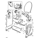 Fisher & Paykel DG27CW1-96116A chassis compnents/motor assy diagram