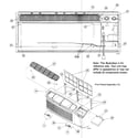 Carrier 52CEA307331RC front panel assy diagram