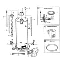 AO Smith XCVT50L water heater diagram