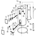 AO Smith ECT80 water heater diagram