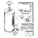AO Smith FCG100244E water heater diagram