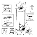 AO Smith GPVH50100 water heater diagram