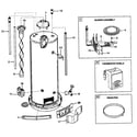 AO Smith GVR50 water heater diagram