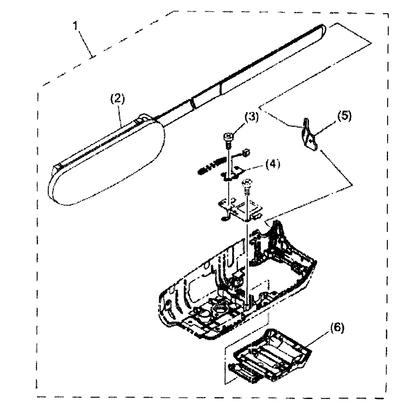 Canon FS10A bottom cover diagram