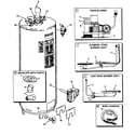 AO Smith FPSH75260 water heater diagram