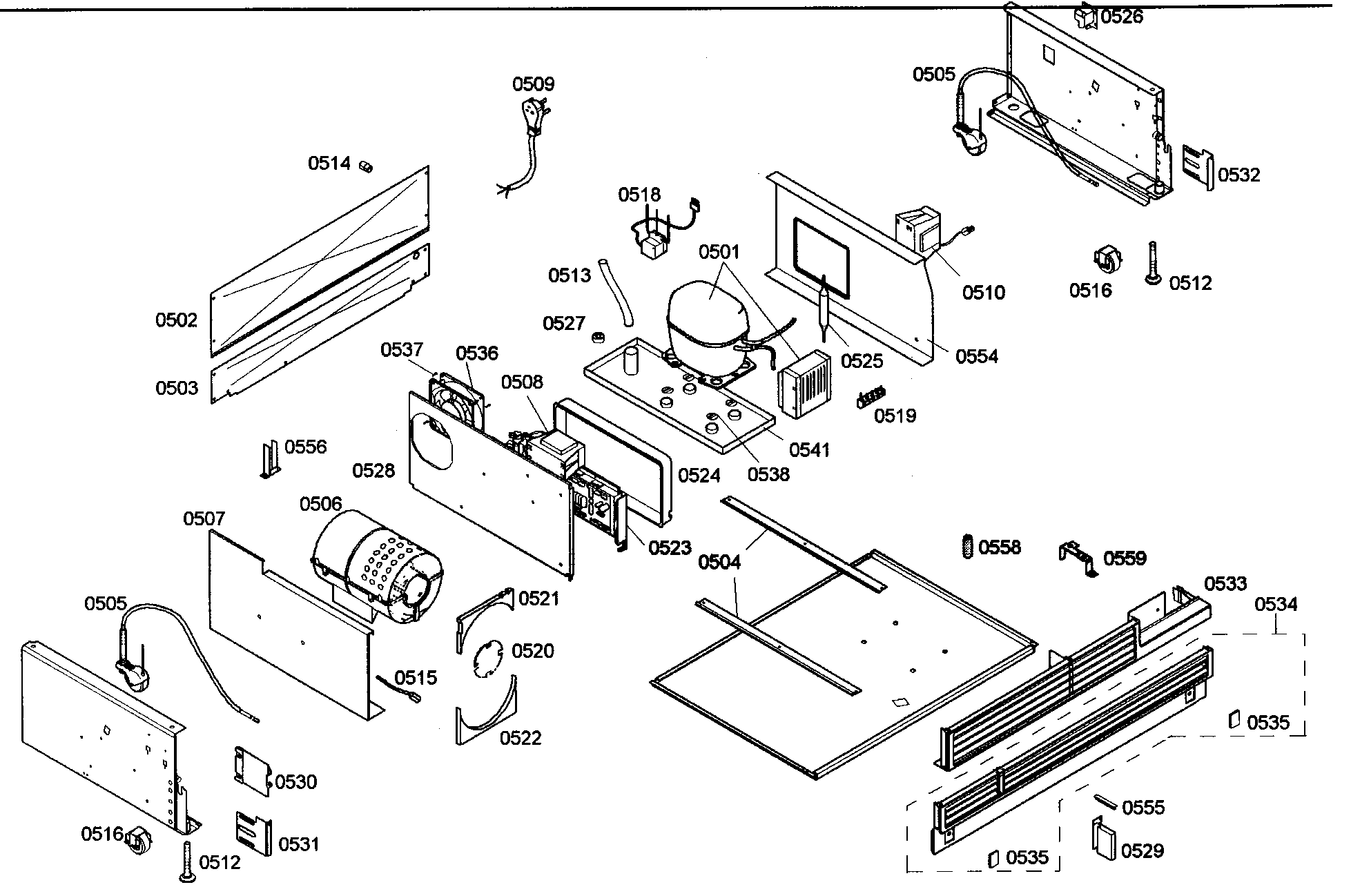 Bosch B30IR70NSP/07 compressor diagram
