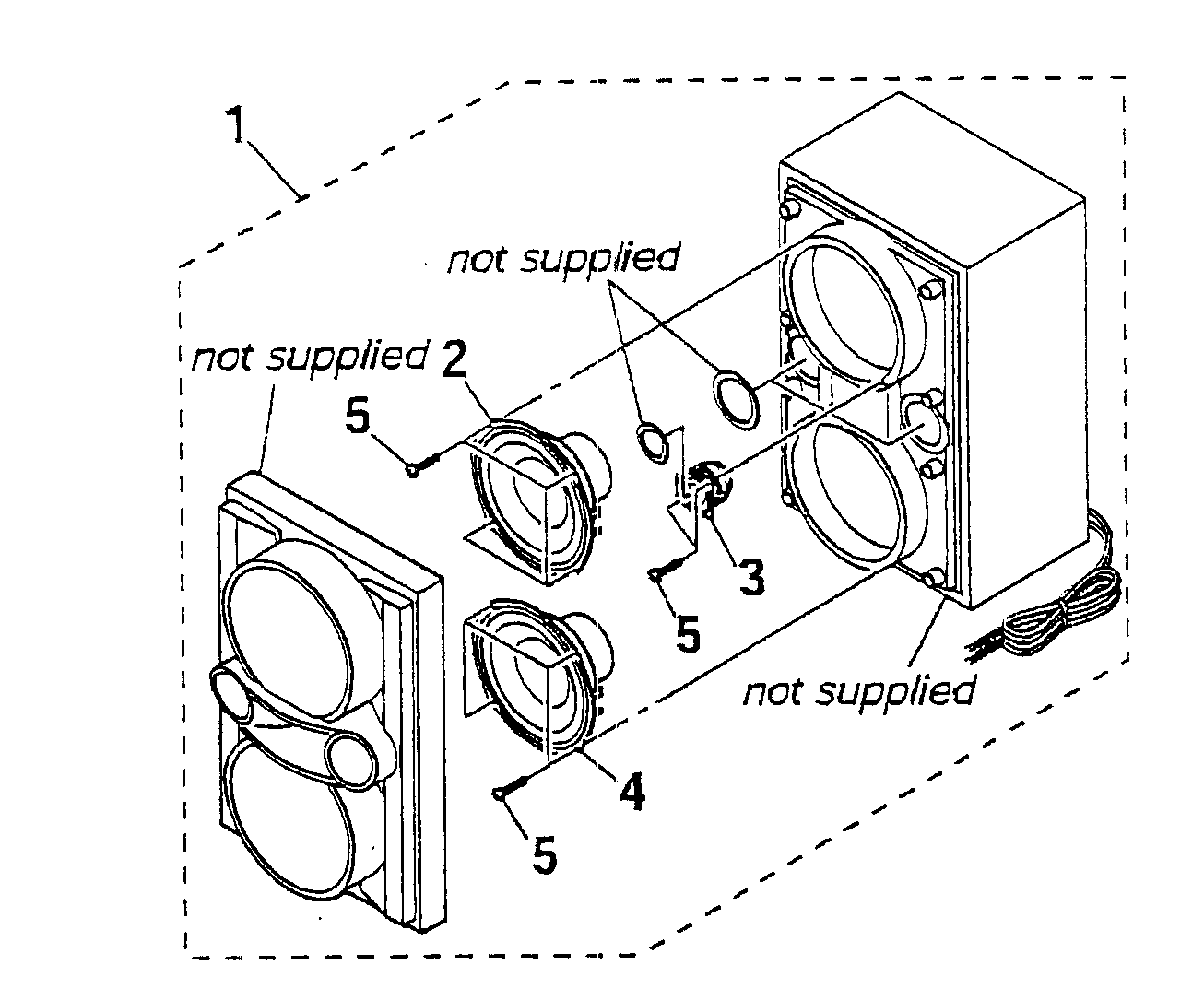 Sony MHC-EC98PI speaker diagram