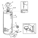 AO Smith FSG50230 water heater diagram