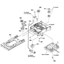 Sony SCD-XA5400ES mechanism deck section diagram
