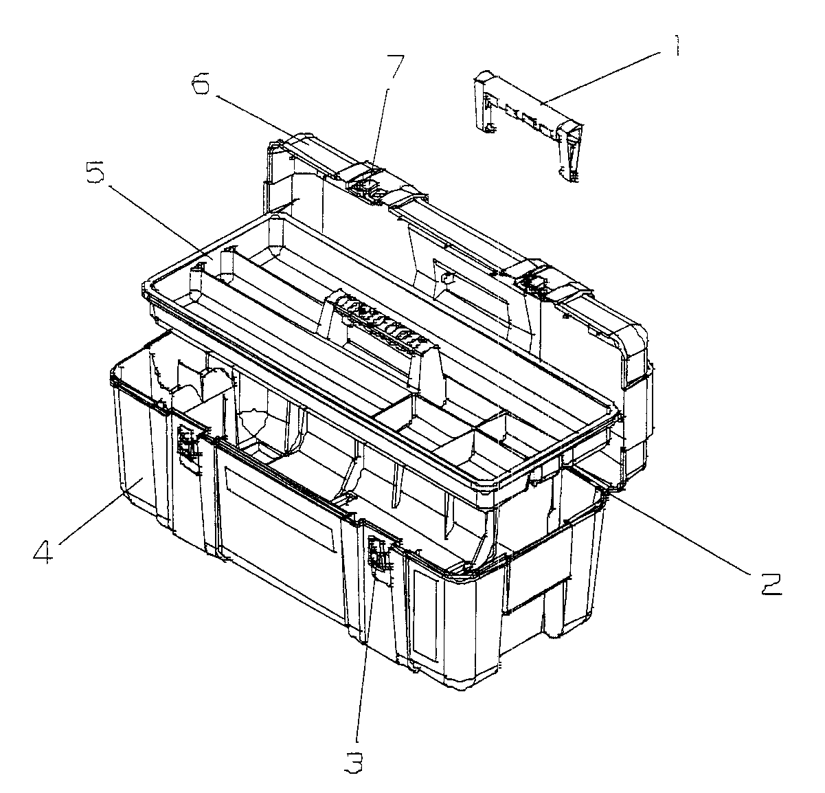 Craftsman 706594232 tool box diagram