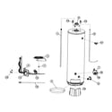 Kenmore 153339270 water heater diagram