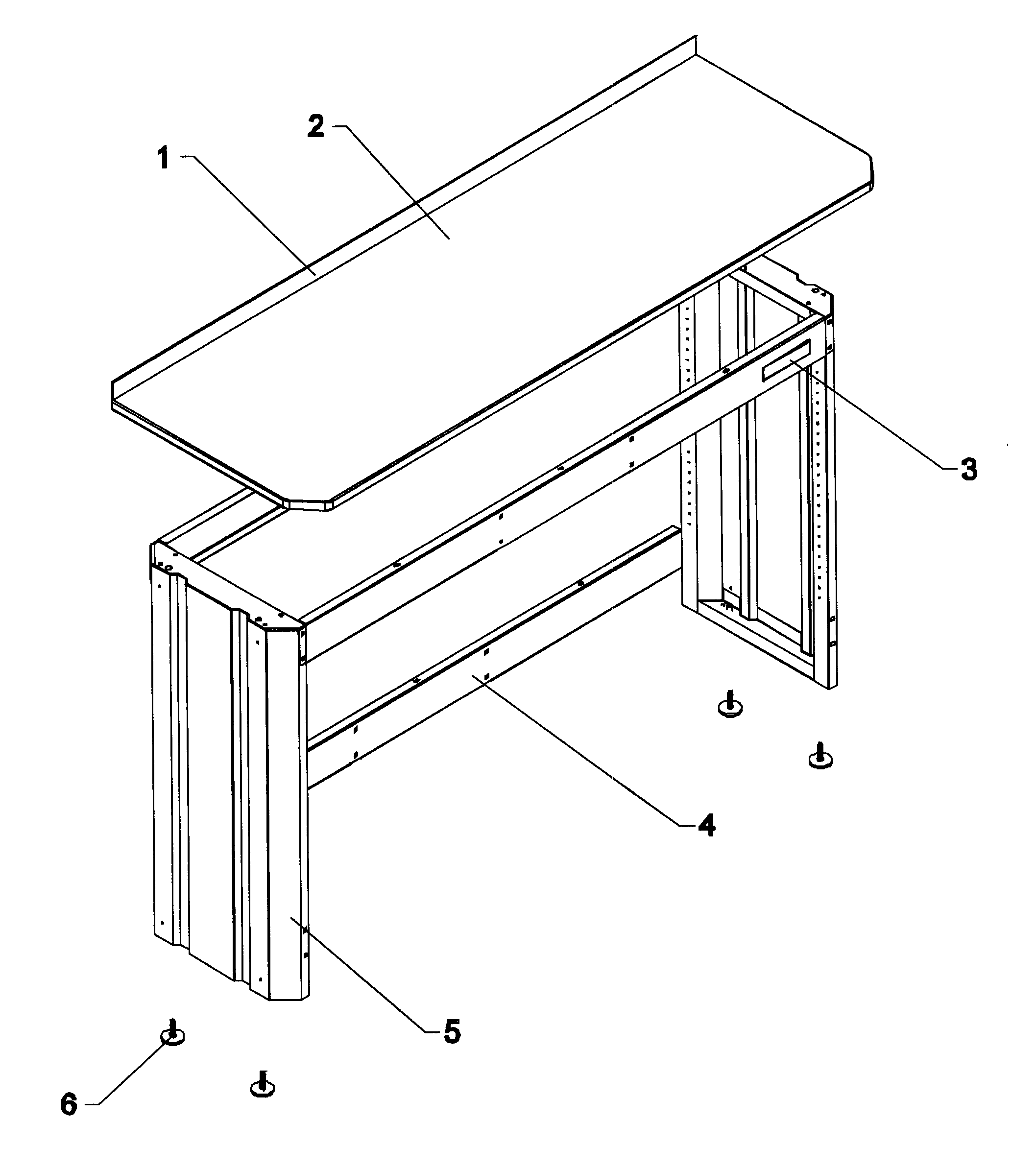 Craftsman 706101380 work bench diagram