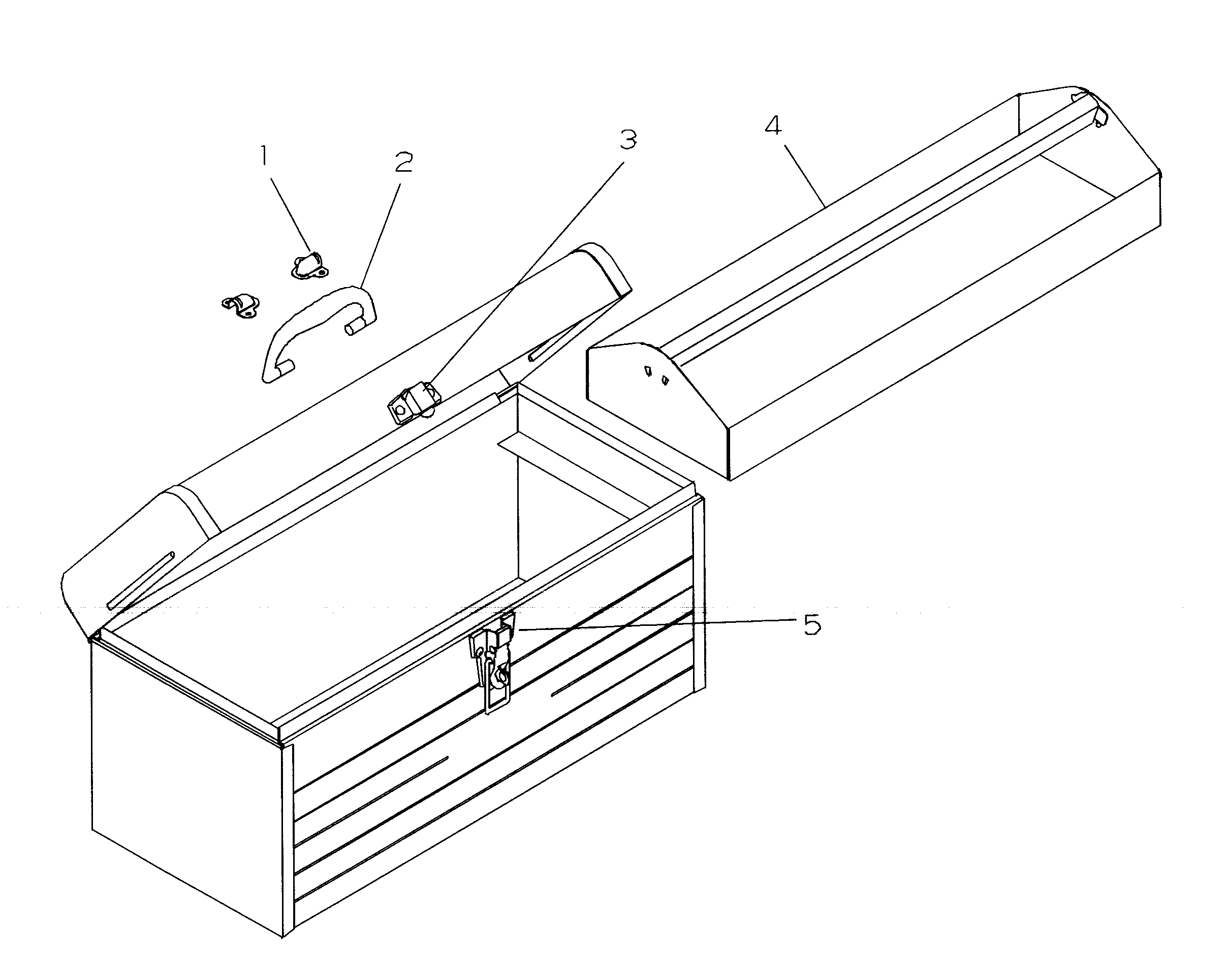 Craftsman 706592091 tool box diagram