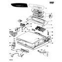 Fisher & Paykel WA37T26GW-96181A top deck assy diagram