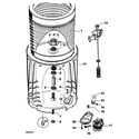 Fisher & Paykel WA37T26GW-96181A bowls/pump assy diagram