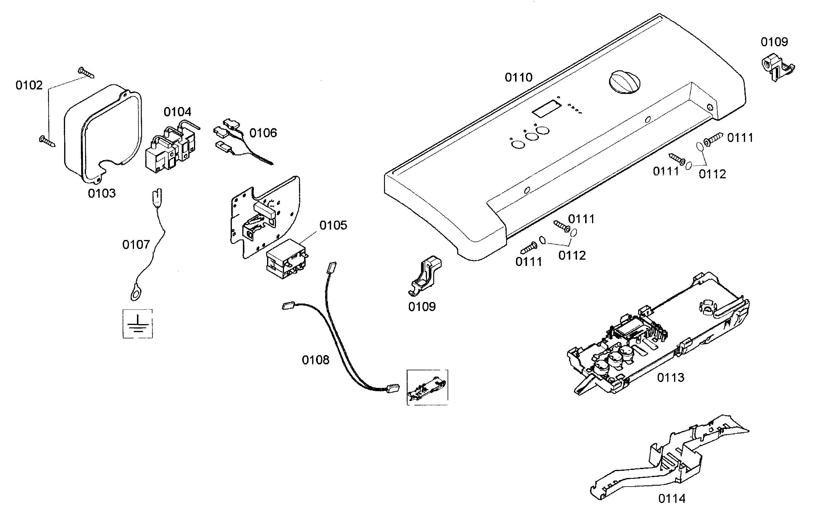 Bosch WTMC5330US/06 panel assy diagram