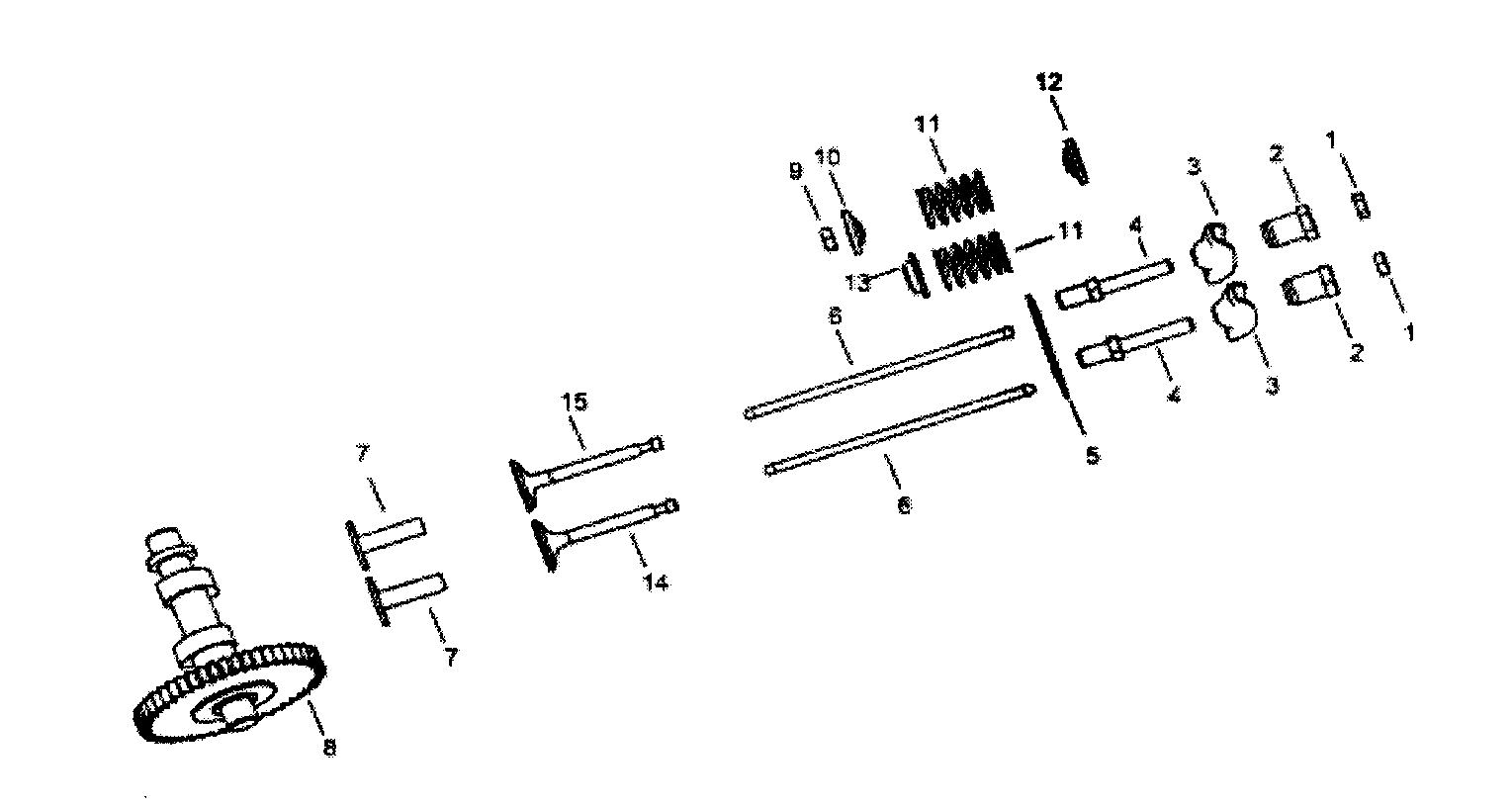 All Power APG3009 valves assy diagram