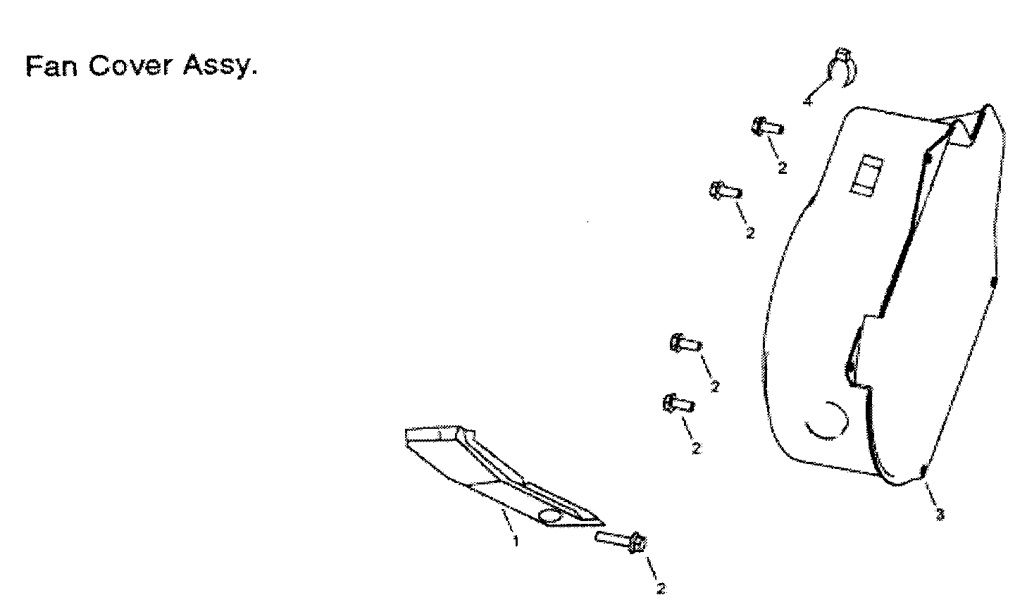 All Power APG3009 fan cover diagram