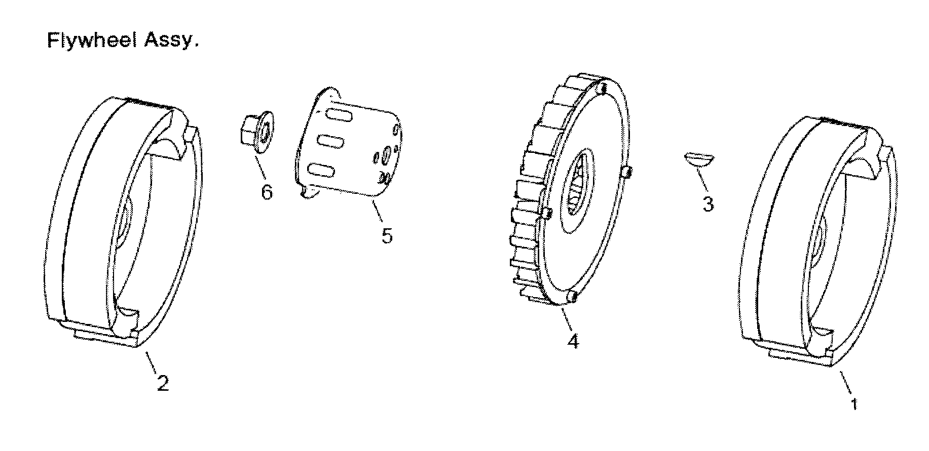 All Power APG3009 flywheel diagram