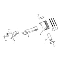 All Power APG3012 piston /rod assy diagram