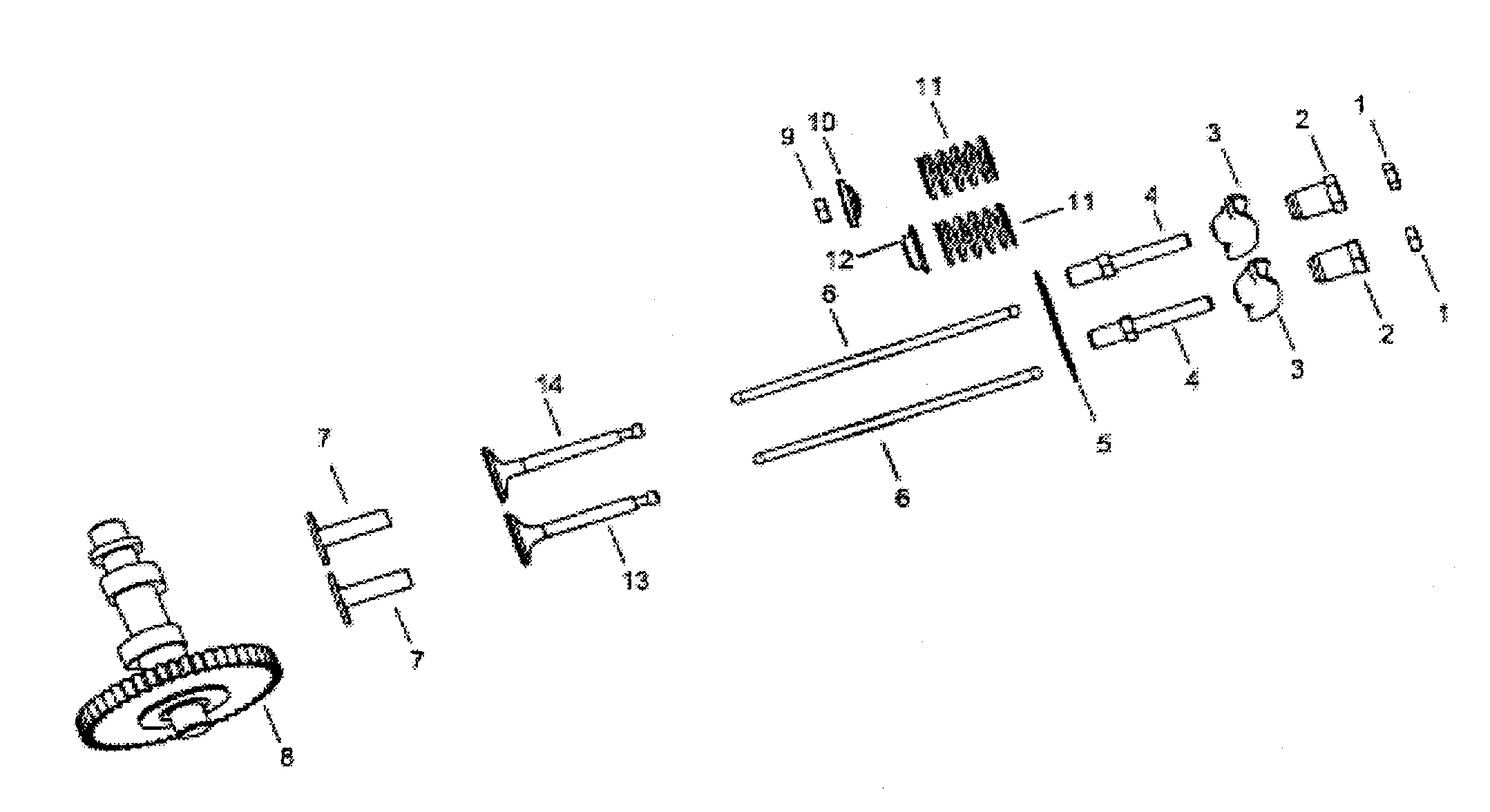 All Power APG3012 valves assy diagram