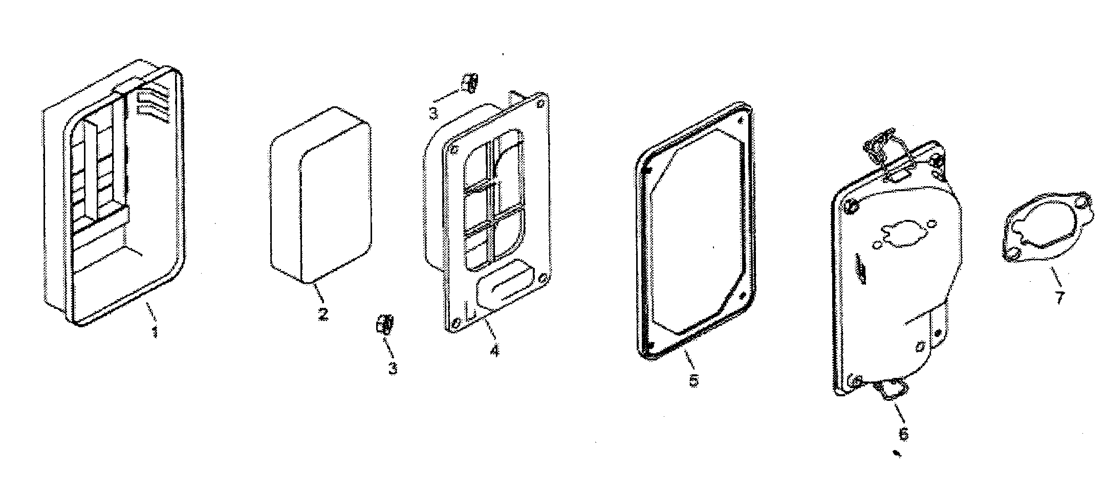 All Power APG3012 air cleaner diagram