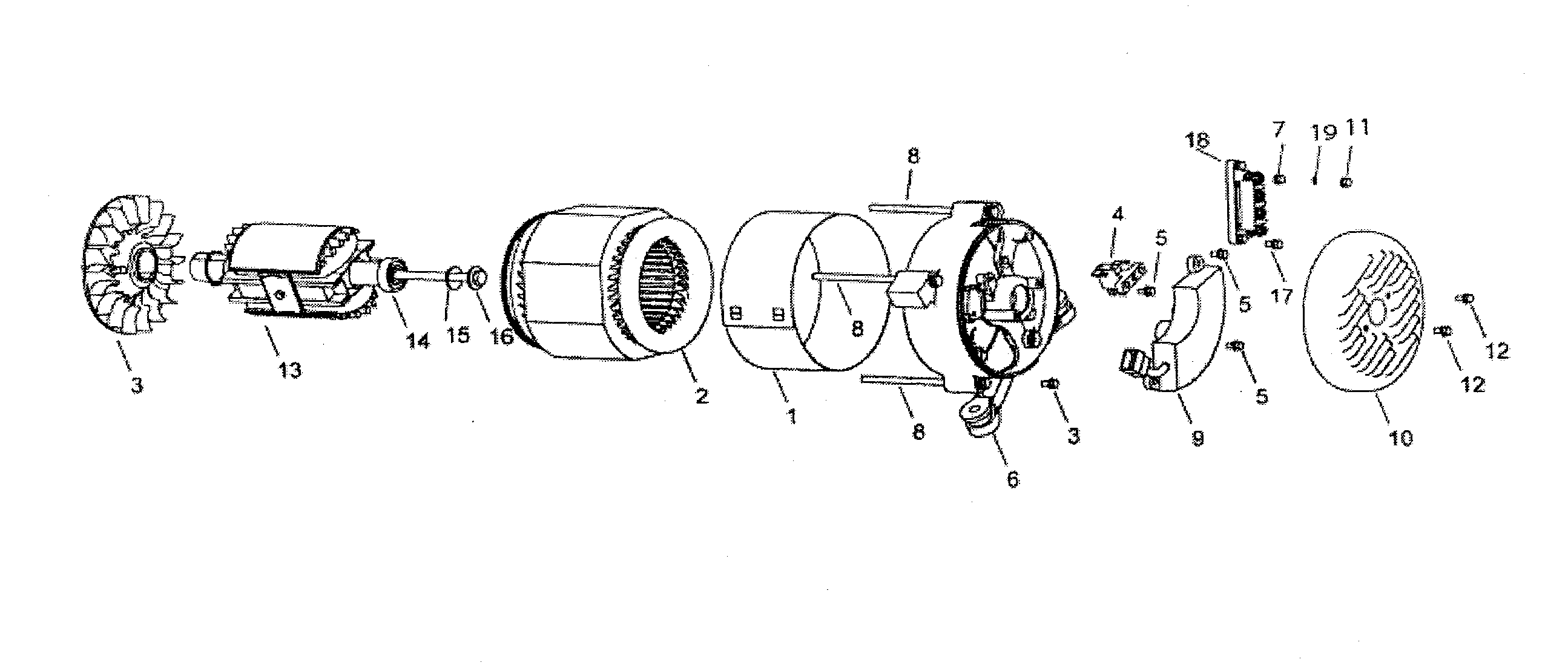 All Power APG3012 generator diagram