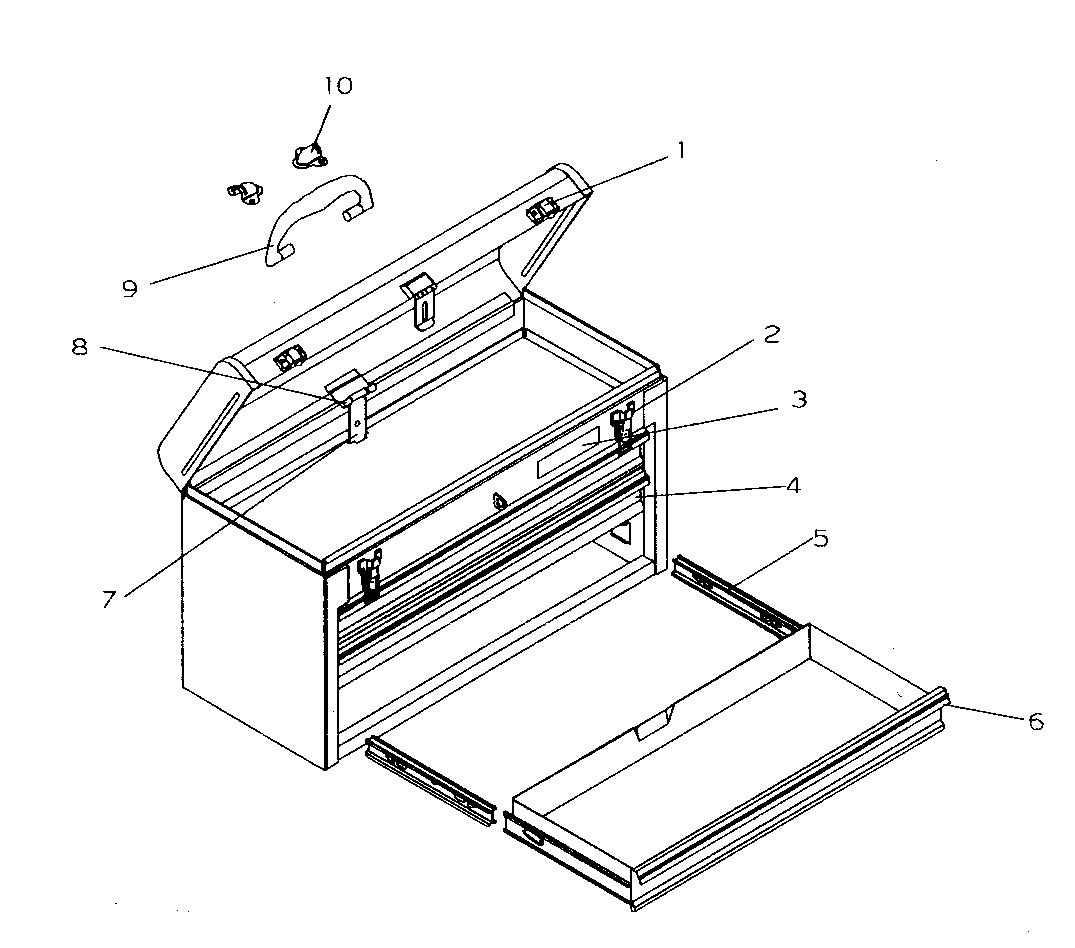 Craftsman 706825930 cabinet assy diagram
